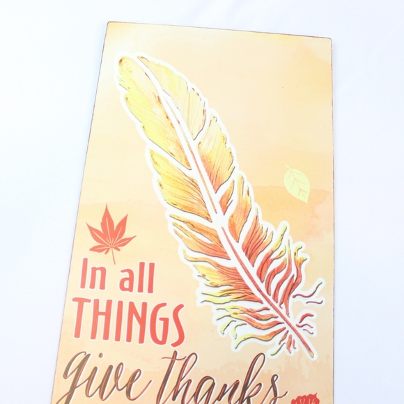 5/$25 Autumn Metal Sign Home Decor Wall Hanging - Picture 3 of 4
